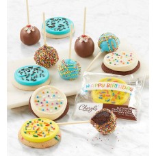 Cake pops y galletas de cumpleaños