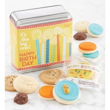 Lata de regalo de mini golosinas de cumpleaños para el primer año