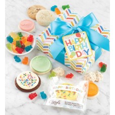 Caja de regalo con dulces de cumpleaños