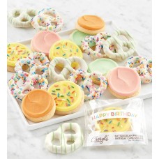 GALLETAS Y PRETZELS DE CUMPLEAÑOS CON GLASEADO DE CREMA DE MANTEQUILLA - 20
