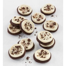Caja de galletas con sabor a crema y glaseado de crema de mantequilla