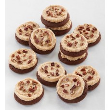 Caja con sabor a galleta de chocolate alemán con glaseado de crema de mantequilla