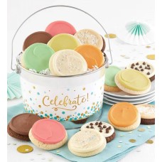 Cubo de galletas de celebración