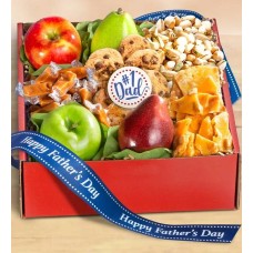 Caja de fruta fresca y dulces excepcionales n.° 1 para papá