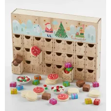 Calendario de Adviento de Madera