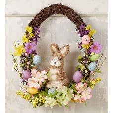 Corona de conejitos de primavera - 45 cm (18 pulgadas)