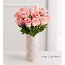 Lazos sonrojados LoveShackFancy (Lazos sonrojados LoveShackFancy con rosas rosas)