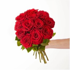 Ramo de rosas rojas más deseado (12 rosas)