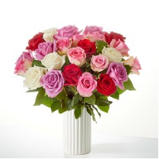 Ramo de rosas en forma de corazón (12 rosas)