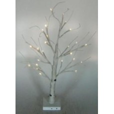 Árbol de Abedul Blanco Led Decorativo Artificial