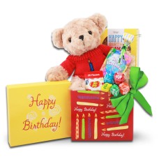 Canasta de regalo de feliz cumpleaños