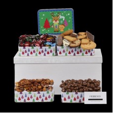 Torre de Regalos con Surtido de Dulces Importados