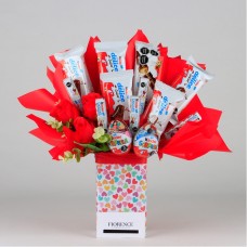 Ramo de dulces con chocolates Kinder