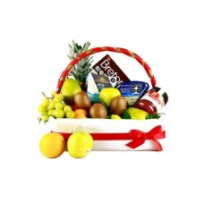Cesta de regalo de frutas gourmet