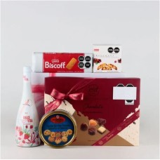 Regalo con bebida sin alcohol "Dolce Vita" y exquisiteces gourmet.