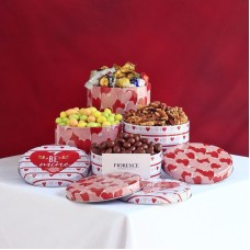 Torre de dulces regalos "Te amo" con frutos secos variados