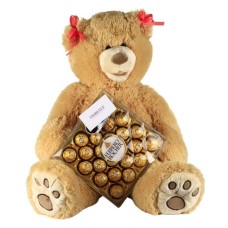 Osito de peluche dulce para niña