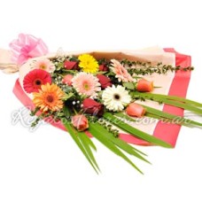 Ramo Gerberas Y Rosas