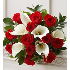 Ramo de rosas y alcatraces