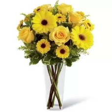 4 Rosas y 15 Gerberas (Estándar)