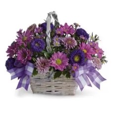 22 flores moradas mixtas (estándar)