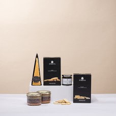 Cesta de regalo de paté y queso