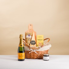 Champán y queso Veuve Clicquot para llevar