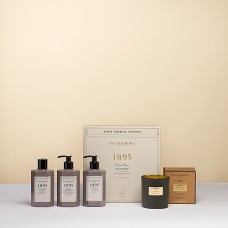 Atelier Rebul: caja de regalo de 1895 y vela perfumada de hojas de cáñamo
