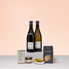 Regalo de Hospitalidad Grande con vino Pascal Jolivet Sancerre y tapas