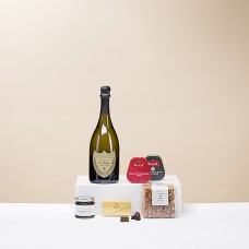 Champán Dom Pérignon y snacks gourmet