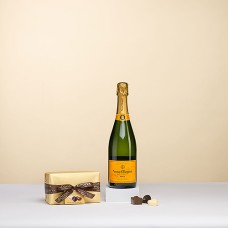 Champán Veuve Clicquot y Godiva Ballotin