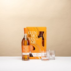 Caja de regalo original de Glenmorangie con 2 copas.