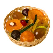 Cesta de frutas confitadas