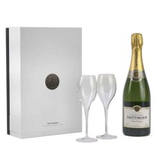 Taittinger Brut Prestige Set de Regalo con 2 Copas