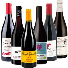 6 Vinos Tintos Ecológicos Surtidos de Francia