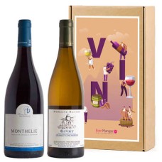 Caja de regalo de vino Borgoña Seducción