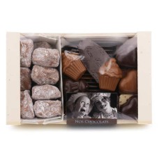 Surtido de Chocolates en Caja de Madera - 400g