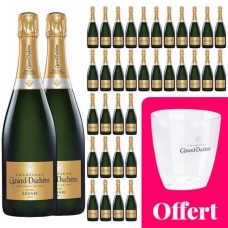 36 botellas de champagne Cuve Lonie brut y 1 cubeta gratis