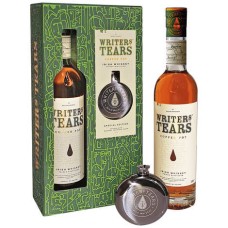 Writer's Tears Copper Pot Whisky - Caja de regalo con una petaca