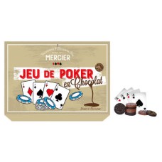 Juego de póquer de chocolate