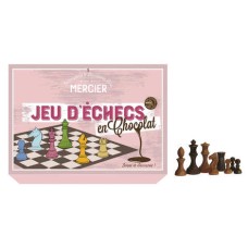 juego de ajedrez de chocolate