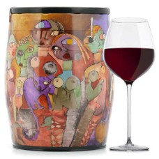 Puech Haut Le Benjamin Vino Tinto en un Bib'Art - C. Bost