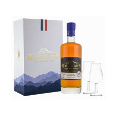 Whisky Rozelieures - Estuche de regalo Origine con 2 vasos 40%