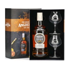 Ron Angostura 1919 Caja de Regalo con 2 Copas