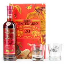 Ron Centenario 20 años Estuche con 2 Copas