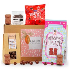 Cesta de dulces de chocolate