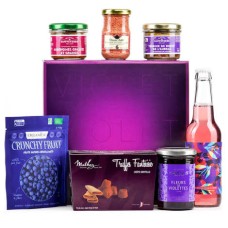 La hermosa caja morada