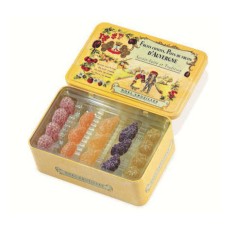 Surtido de pastas de frutas de Auvernia con forma de fruta - Caja grande tradicional (lata de 510 g)