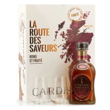 Whisky Cardhu Amber Rock en caja de regalo con 2 vasos
