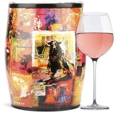 Puech Haut Le Benjamin en un babero Art Rose Wine - Marc Guyot